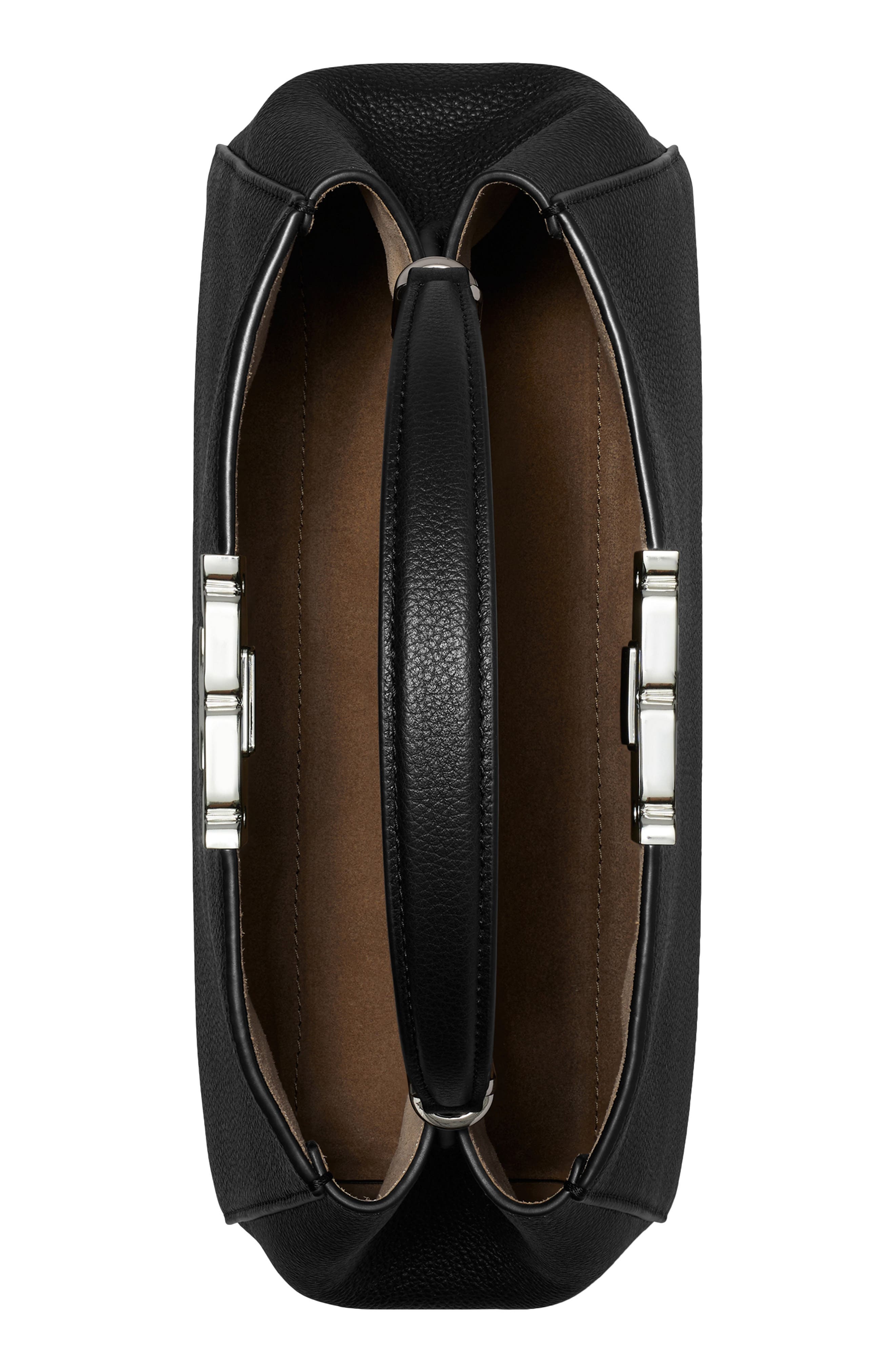 Tory Burch Medium Eleanor Satchel, Alternate, color, Black