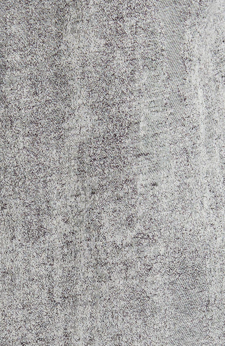 John Varvatos Studded Slim Fit Linen Blend Button-Up Shirt, Alternate, color, 