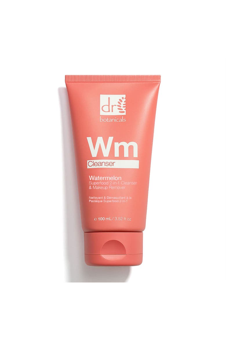 Watermelon 2-in-1 Cleanser & Makeup Remover with Glycolic Acid, Salicylic Acid and Lactic Acid, Main, color, None