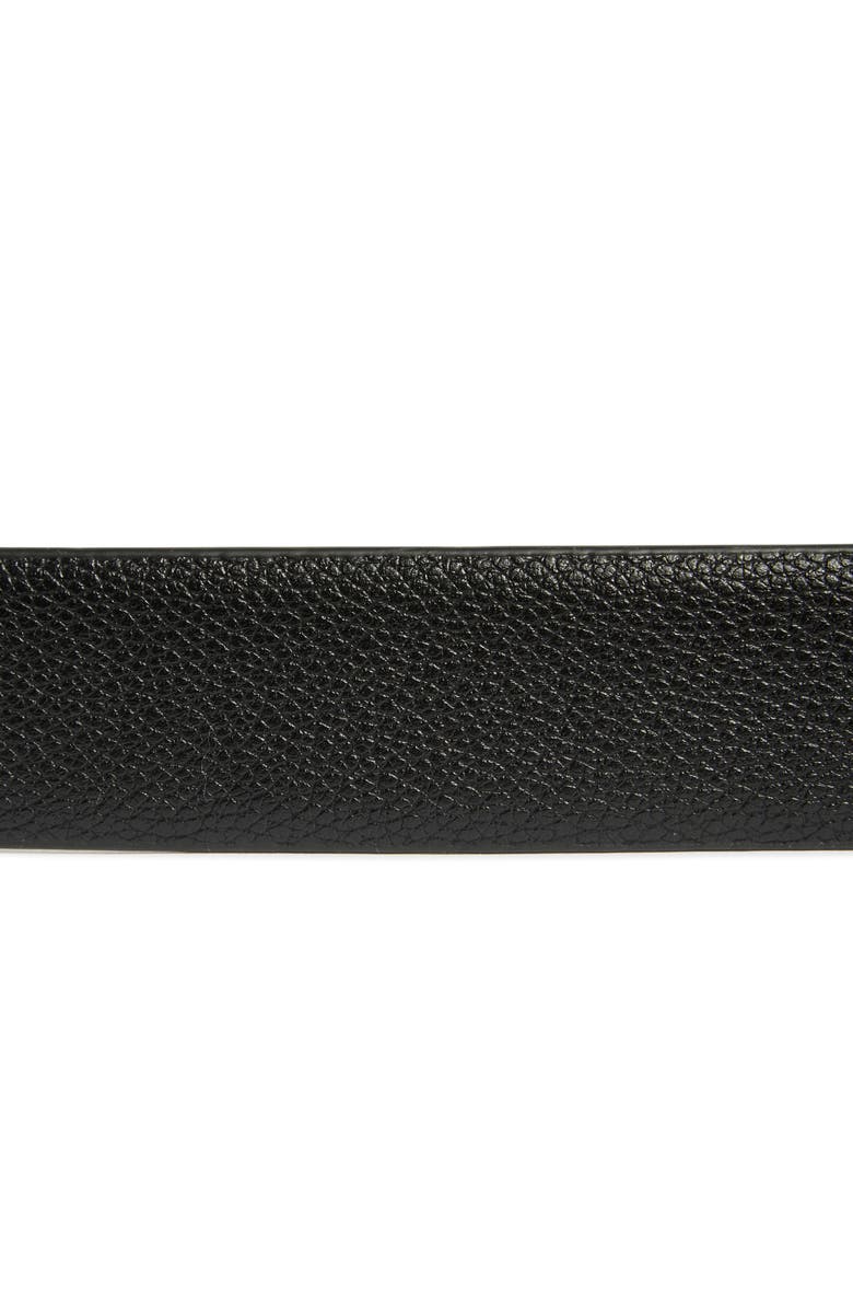 Double Keeper Faux Leather Belt