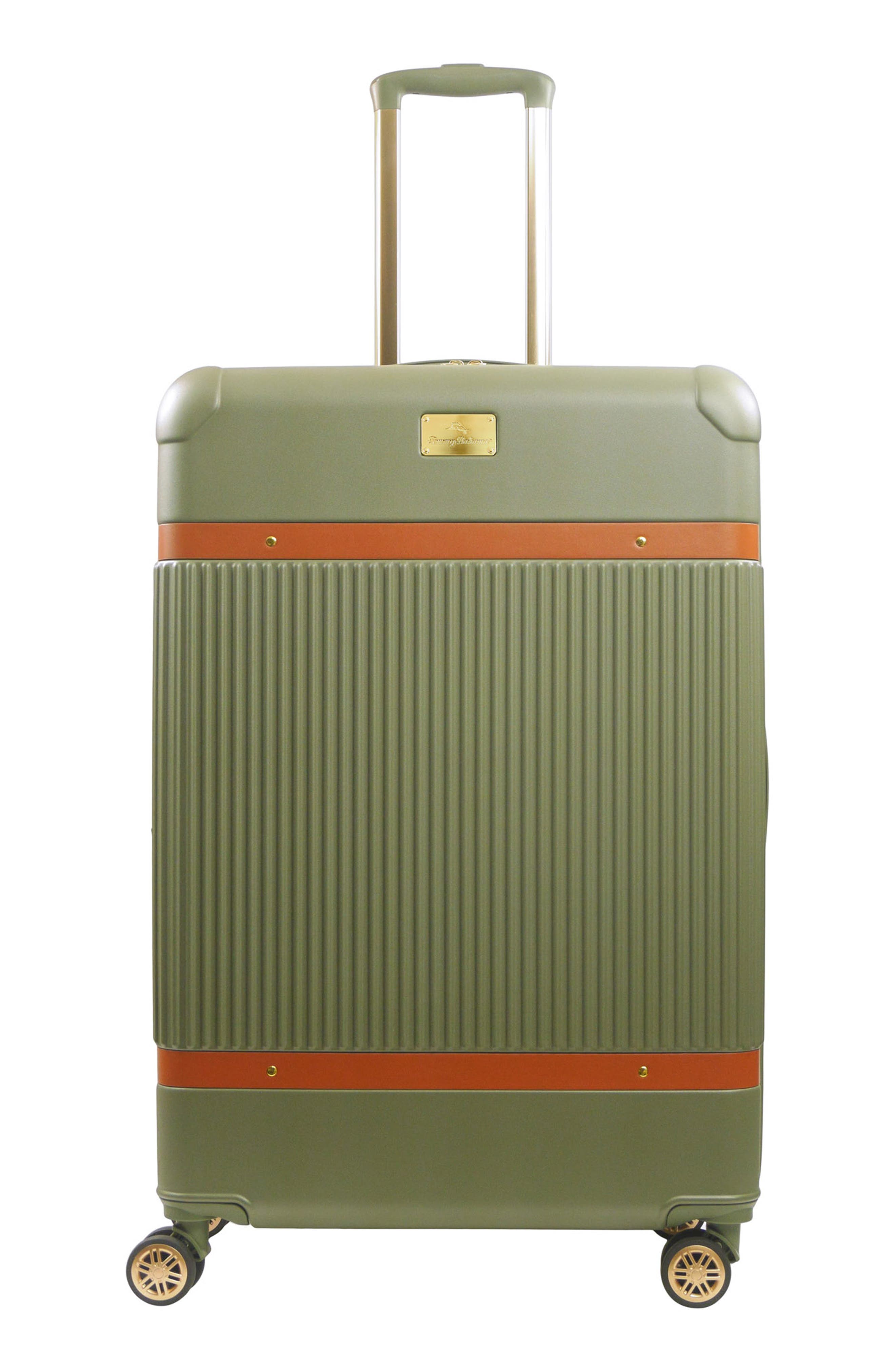 Tommy Bahama 30-Inch Hardside Spinner Luggage, Alternate, color, Olive