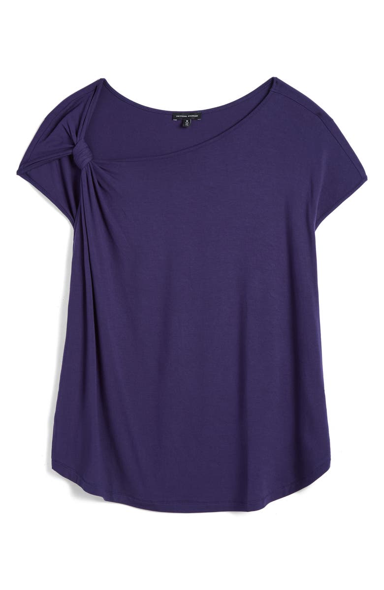 Universal Standard Estella Knot Shoulder Jersey Top, Main, color, 