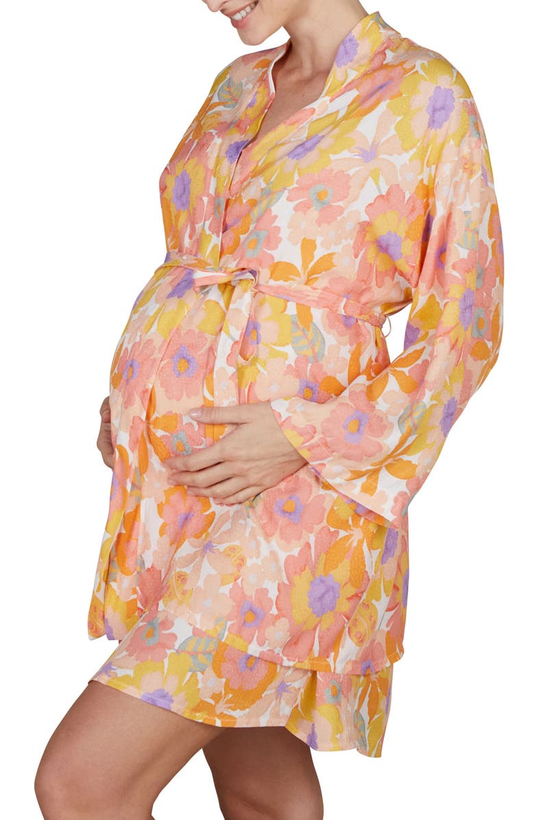 Cache Coeur Barbara Maternity/Nursing Robe, Alternate, color,