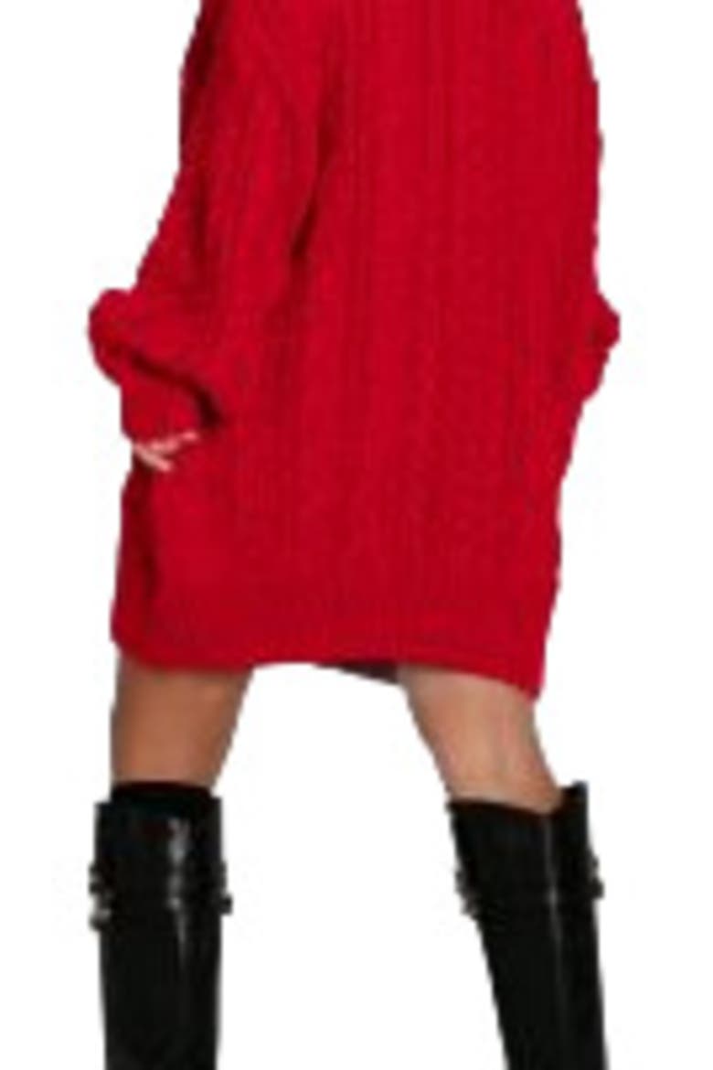 Still The One Chunky Oversize Knit, Alternate, color, Red