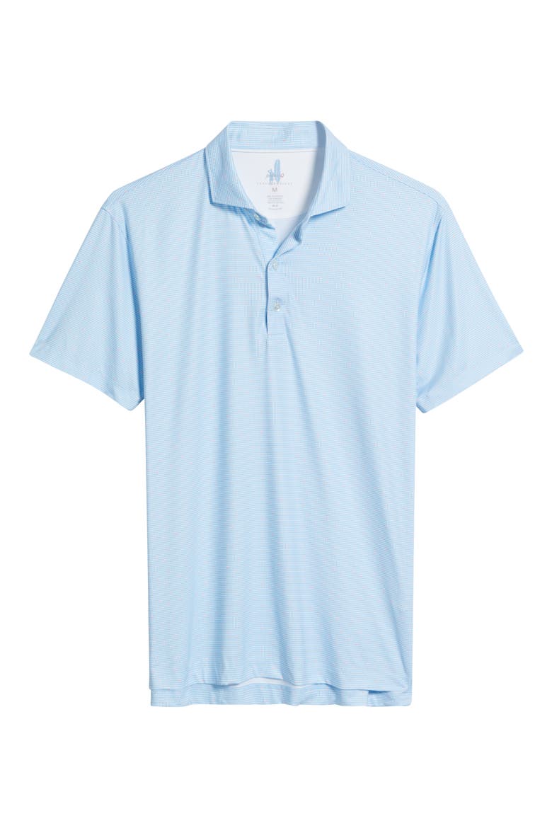 Tundra Microprint Featherweight Performance Polo, Alternate, color, MALIBLU