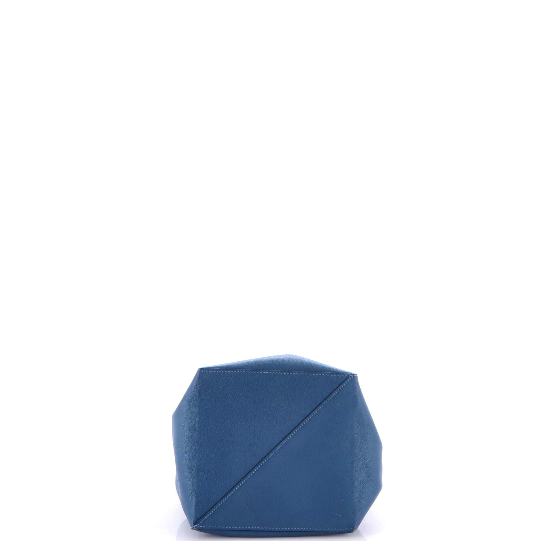 Pre-Owned Hermes Licol Bag Evercolor 17, Alternate, color, Bleu Brighton