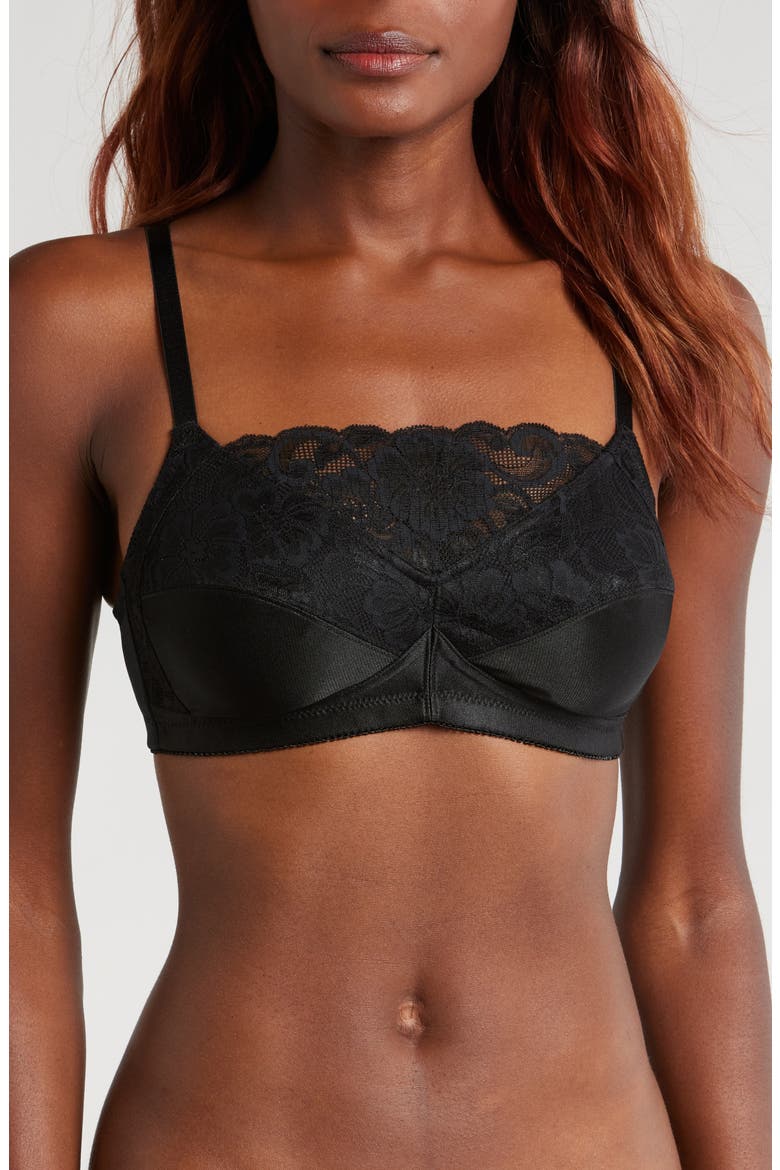 Isabel Wireless Camisole Bra, Main, color, BLACK