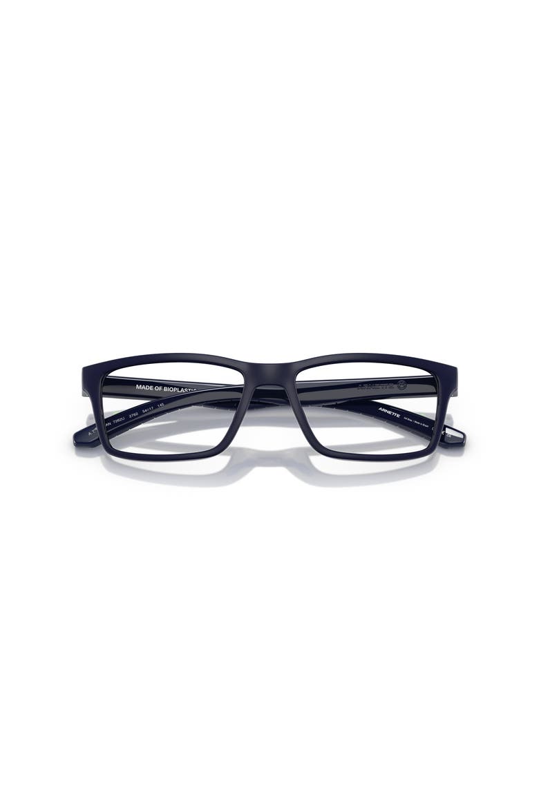 54mm Rectangle optical glasses, Alternate, color, Blue