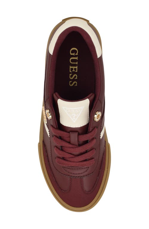 Guess Loui Sneaker In Red