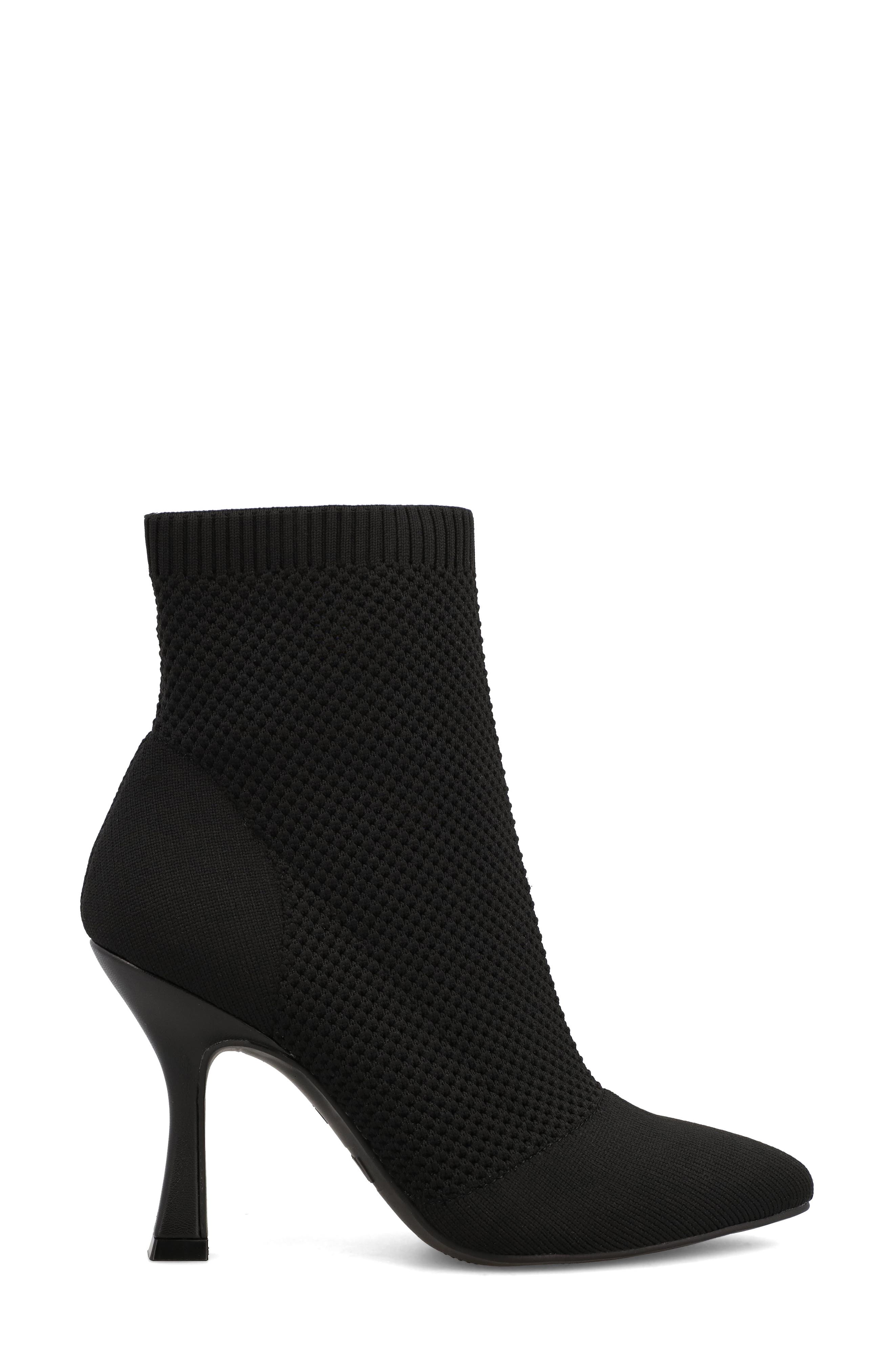 MIA Pamilla Knit Bootie, Alternate, color, Black