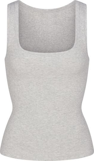Cotton Rib Long Tank