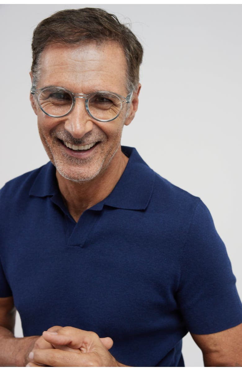 IZIPIZI #D 48mm Pantos Reading Glasses, Alternate, color, Frozen Blue