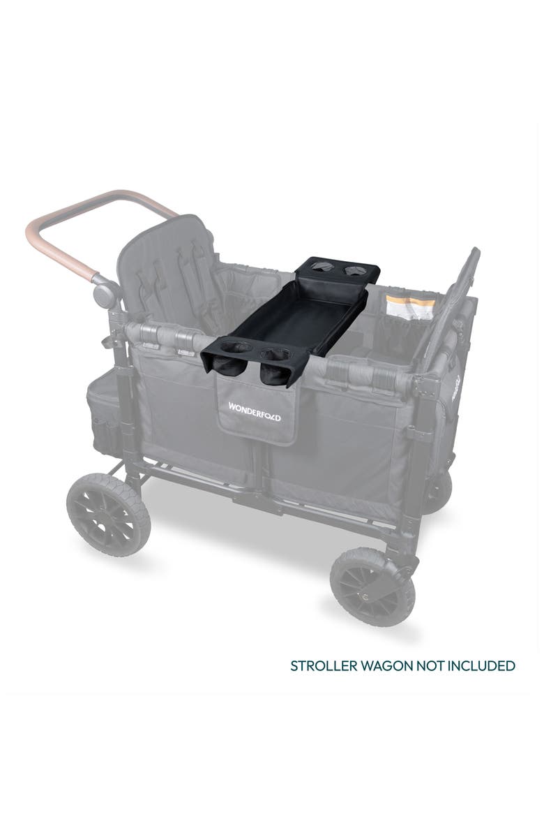 Flex Snack Tray for W4 Stroller Wagon, Alternate, color, BLACK