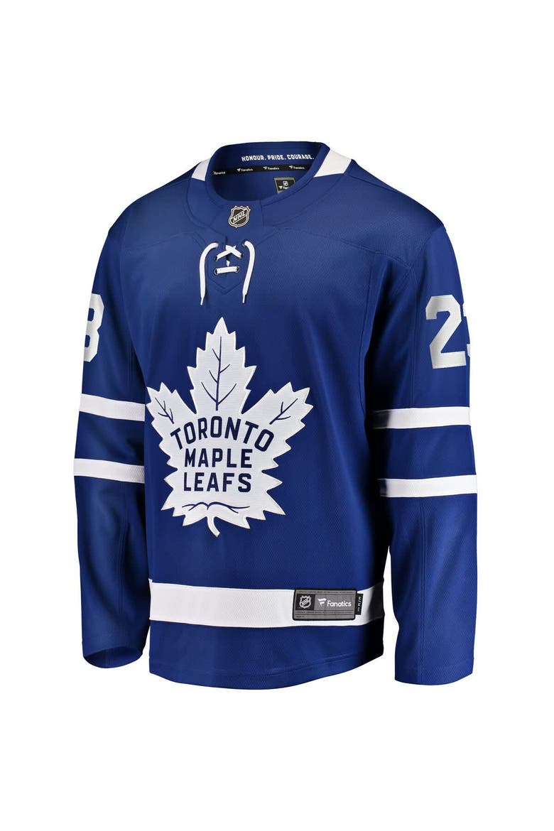 Men's Fanatics Matthew Knies Blue Toronto Maple Leafs Home Premier Breakaway Player Jersey, Alternate, color, Blue
