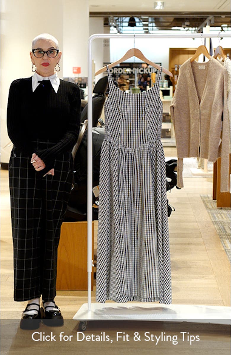 Chiara Cotton Gingham Dress, sales video thumbnail