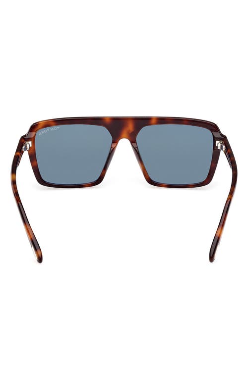 Tom Ford Vincent 56mm Pilot Sunglasses