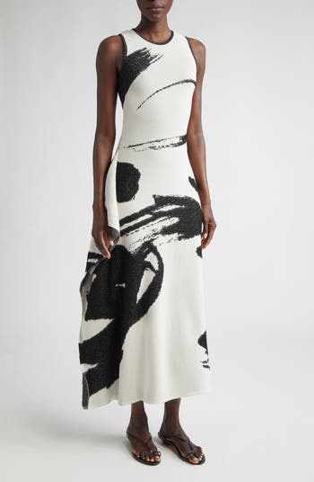 Jason Wu Collection Loop Fringe Jacquard Sleeveless Dress | Nordstromrack