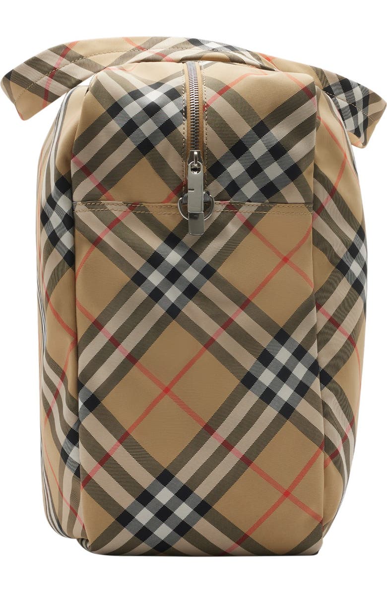 Burberry Check Duffle Bag, Alternate, color,