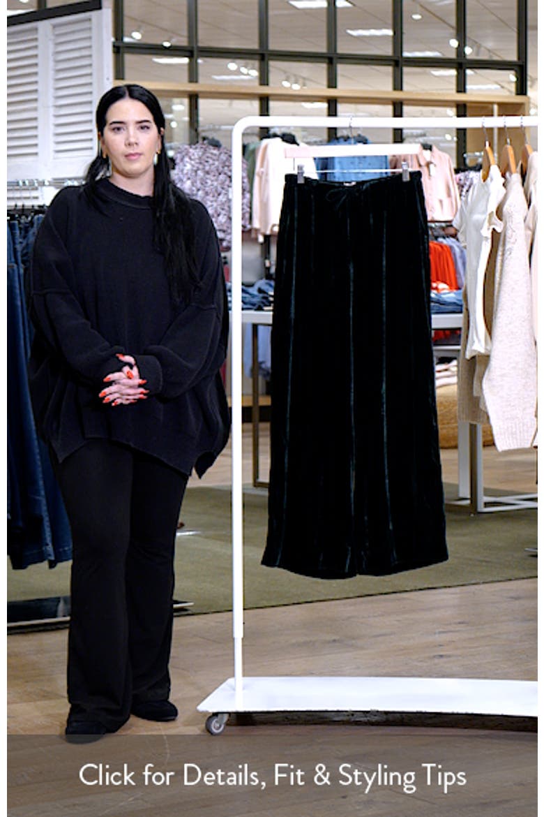 Bella Velvet Drawstring Pants video