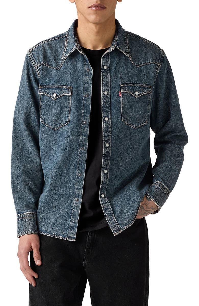 Levi's<sup>®</sup> Barstow Snap-Up Weatern Shirt, Main, color,