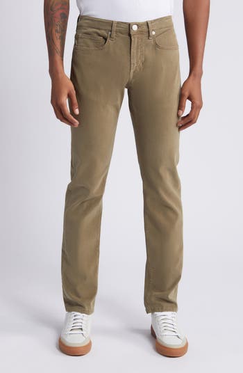 FRAME L'Homme Slim Fit Five-Pocket Twill Pants | Nordstrom
