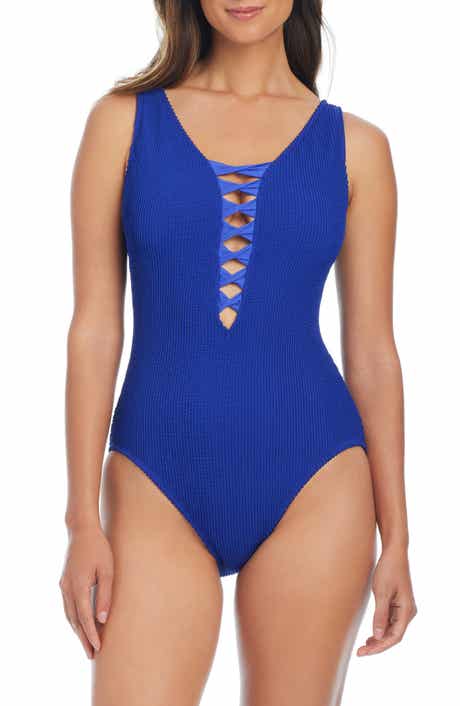 BLEU by Rod Beattie Ladder One-Piece Swimsuit
