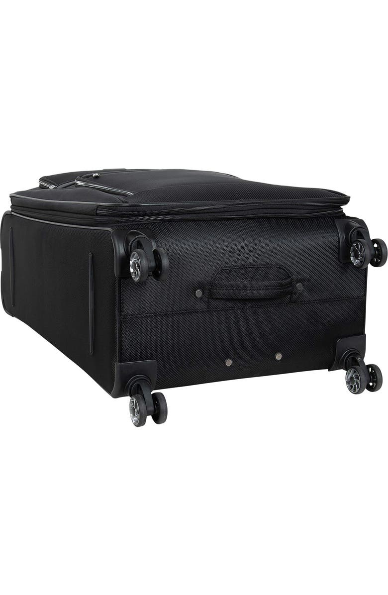 Reaction Kenneth Cole Rugged Roamer 28-Inch Large Expandable Spinner Suitcase, Alternate, color, Black