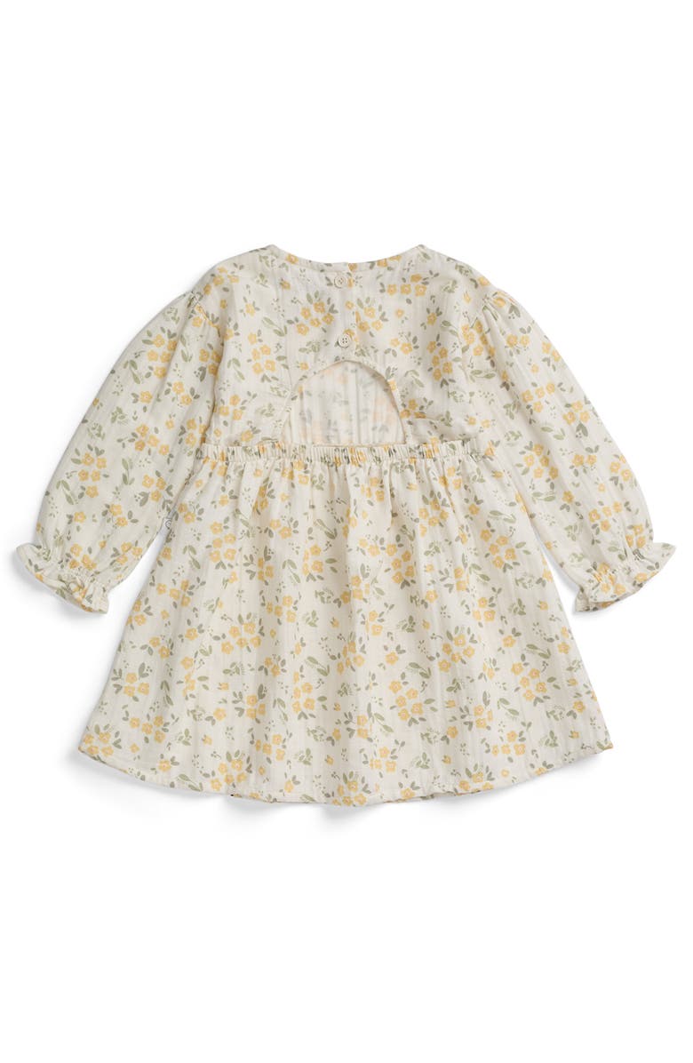 MORI Floral Muslin Long Sleeve Dress, Alternate, color, Floral Cloud Dancer