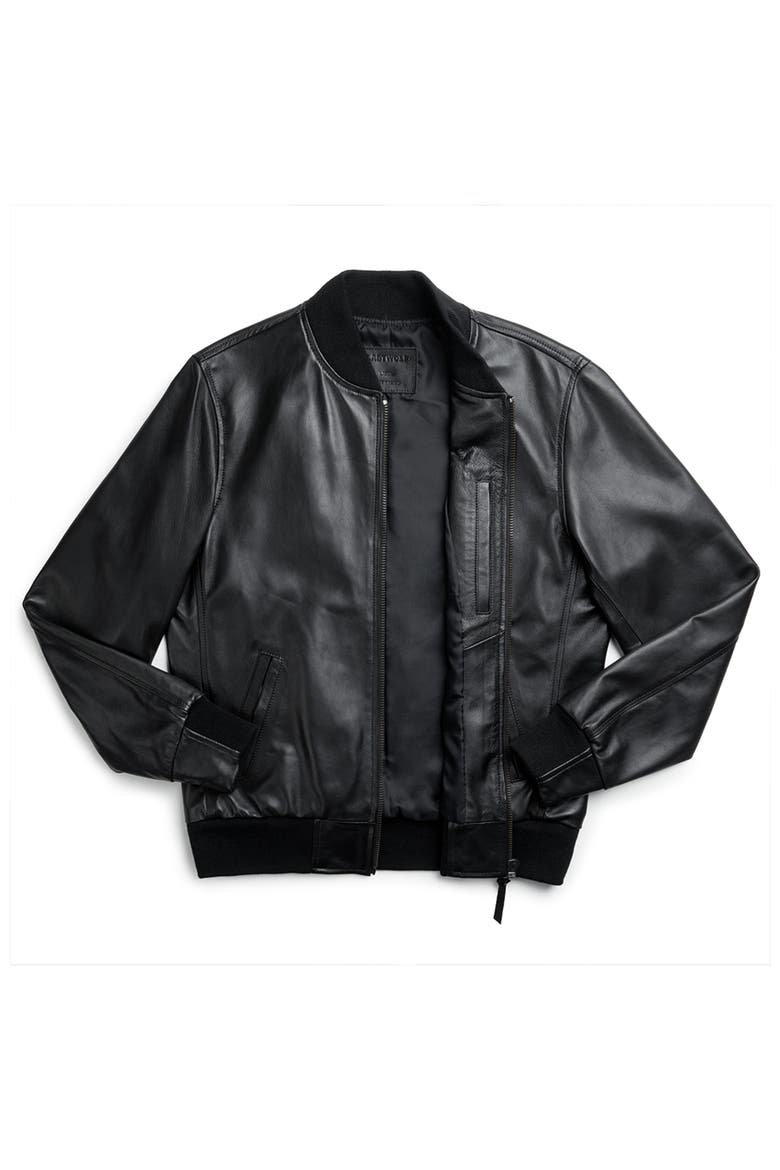 Elk Bomber Jacket, Alternate, color, Black