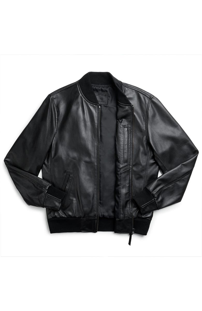 Last Wolf ELK BOMBER JACKET, Alternate, color, Black