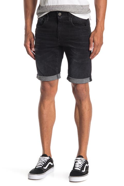 Elto Slim Cuffed Denim Shorts