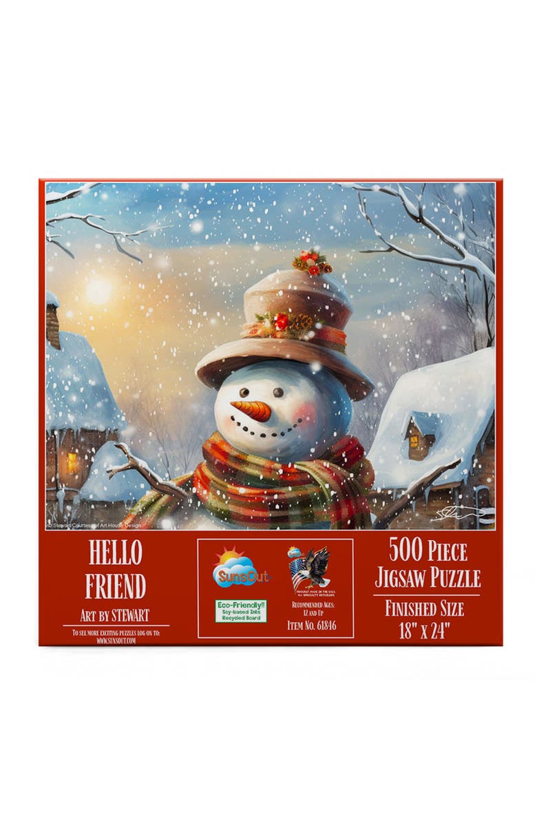 Sunsout Hello Friend 500 piece Jigsaw Puzzle for Adults, Alternate, color, Multicolor