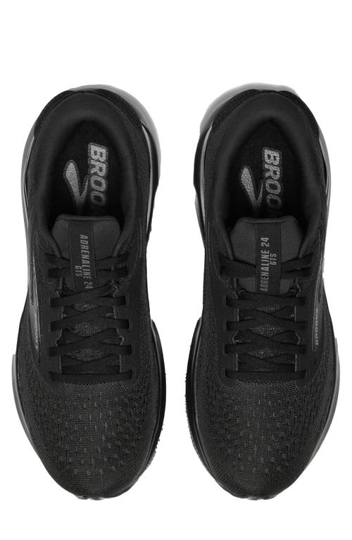 Brooks Adrenaline Gts 24 Running Shoe In Coconut/black/biscuit
