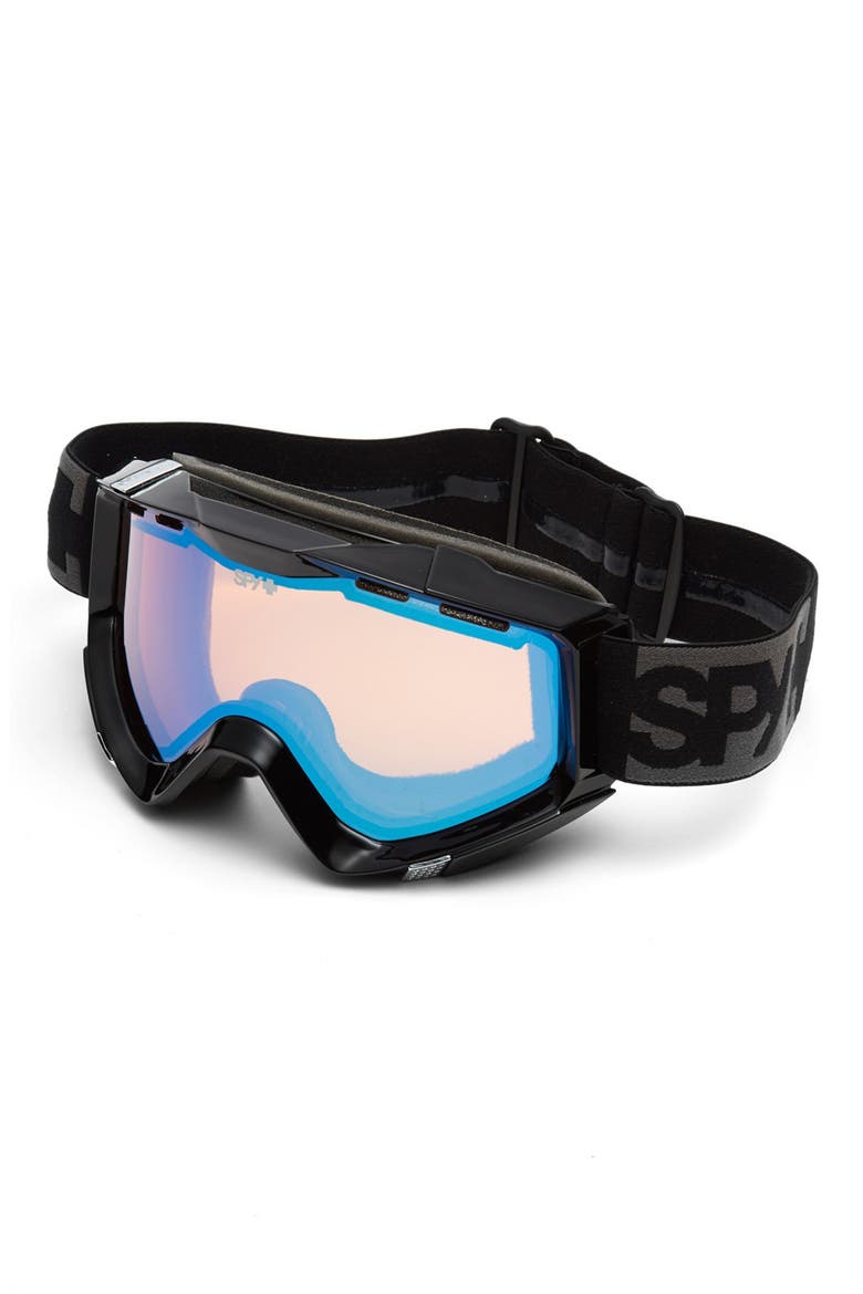 'Zed' Ski Goggles, Alternate, color, BLACK