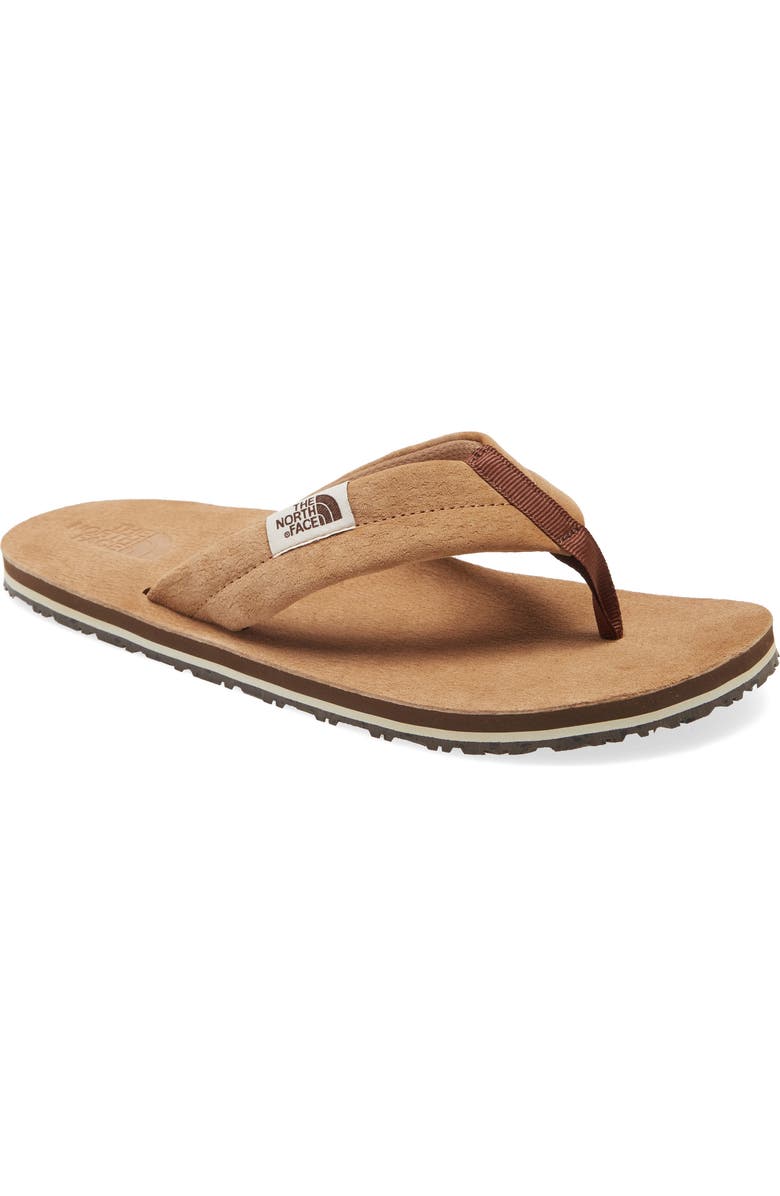 The North Face Base Camp Leather Flip Flop, Main, color,