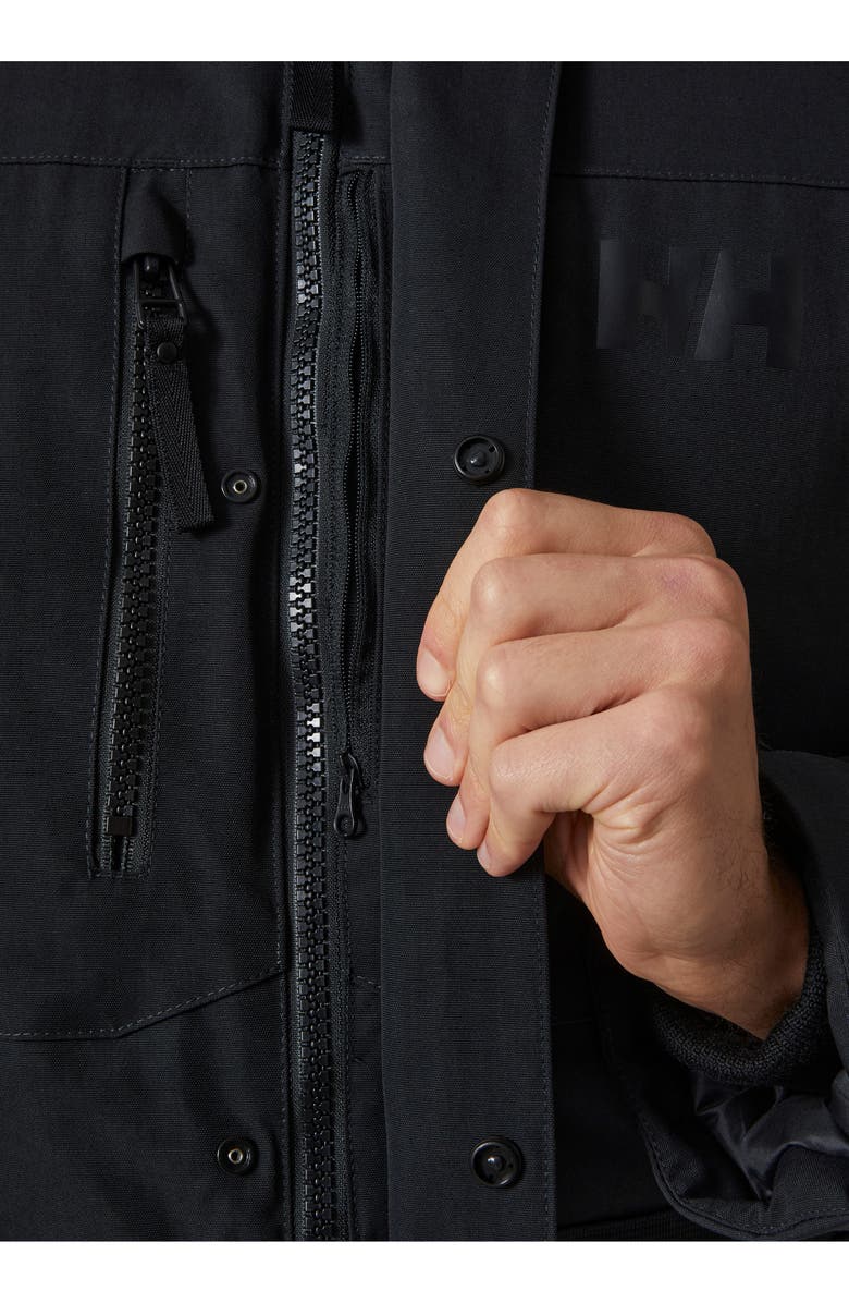 Helly Hansen Varanger Waterproof Faux Fur Trim Down & Feather Fill Parka, Alternate, color, 