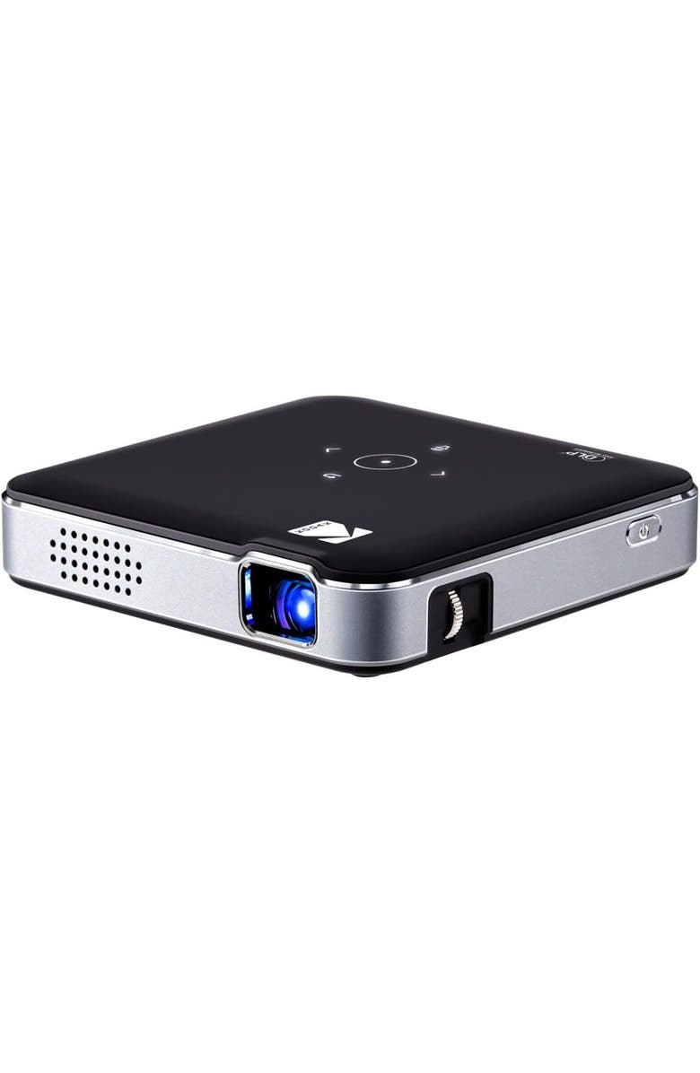 Kodak Luma 150 Pico Projector, Rechargeable Ultra Mini Projector with Built-In Speaker, Main, color, Black