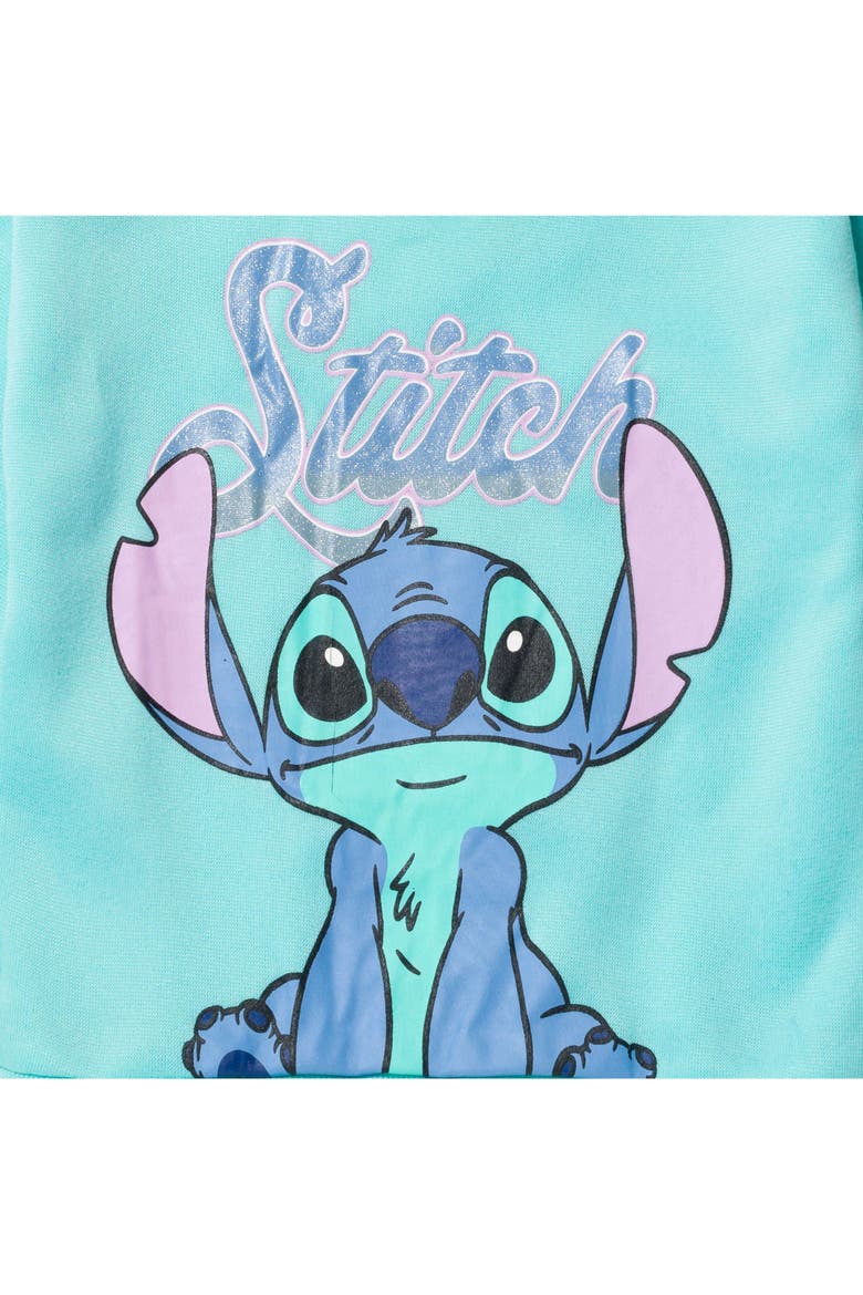 Lilo & Stitch Fleece 2-Piece Sweatshirt and Joggers Set, Alternate, color, Stitch Teal