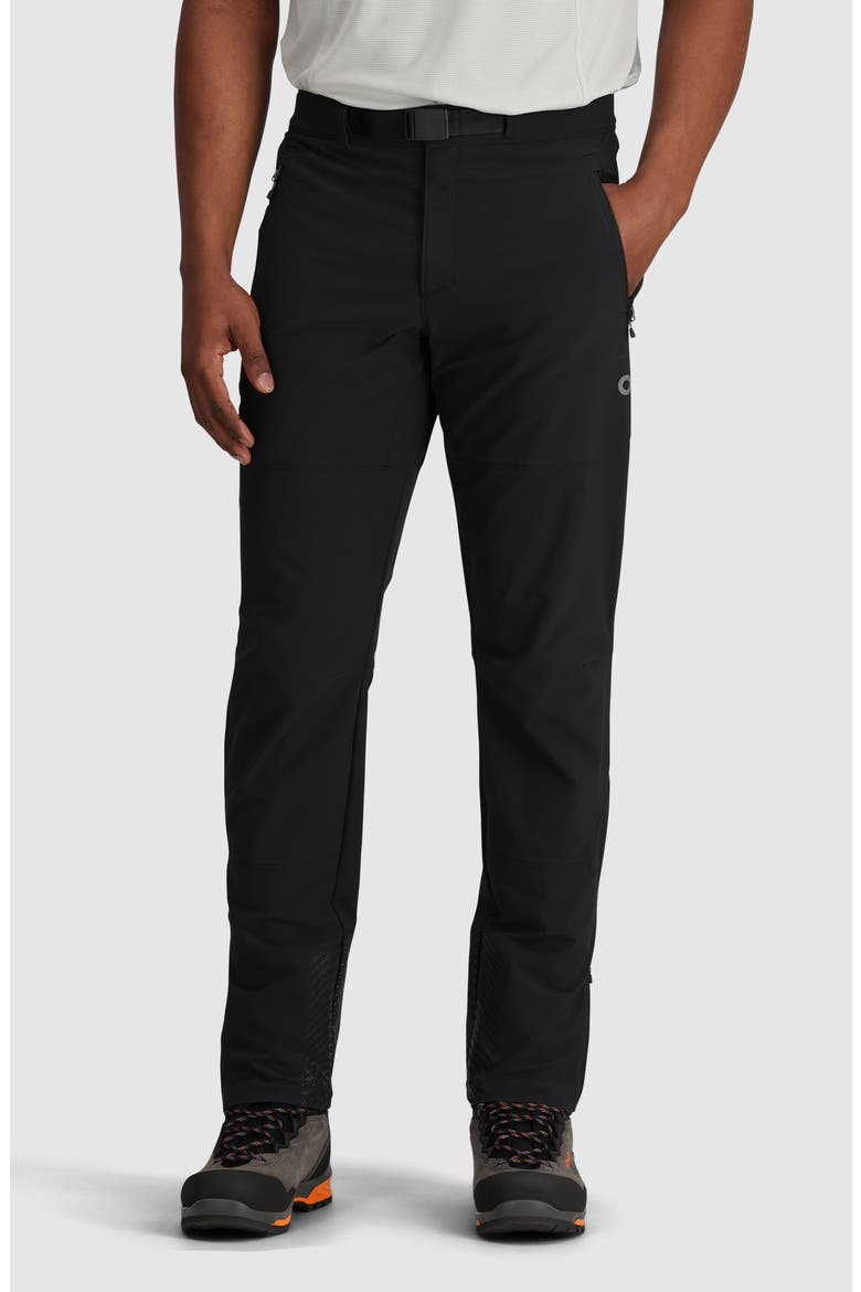 Cirque Lite Water Resistant Alpine Climbing Pants, Main, color, BLACK