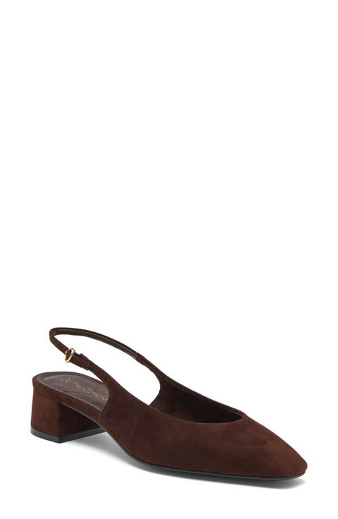 Laurie Leather Slingback Pump