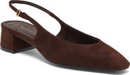Jeffrey Campbell Laurie Leather Slingback Pump