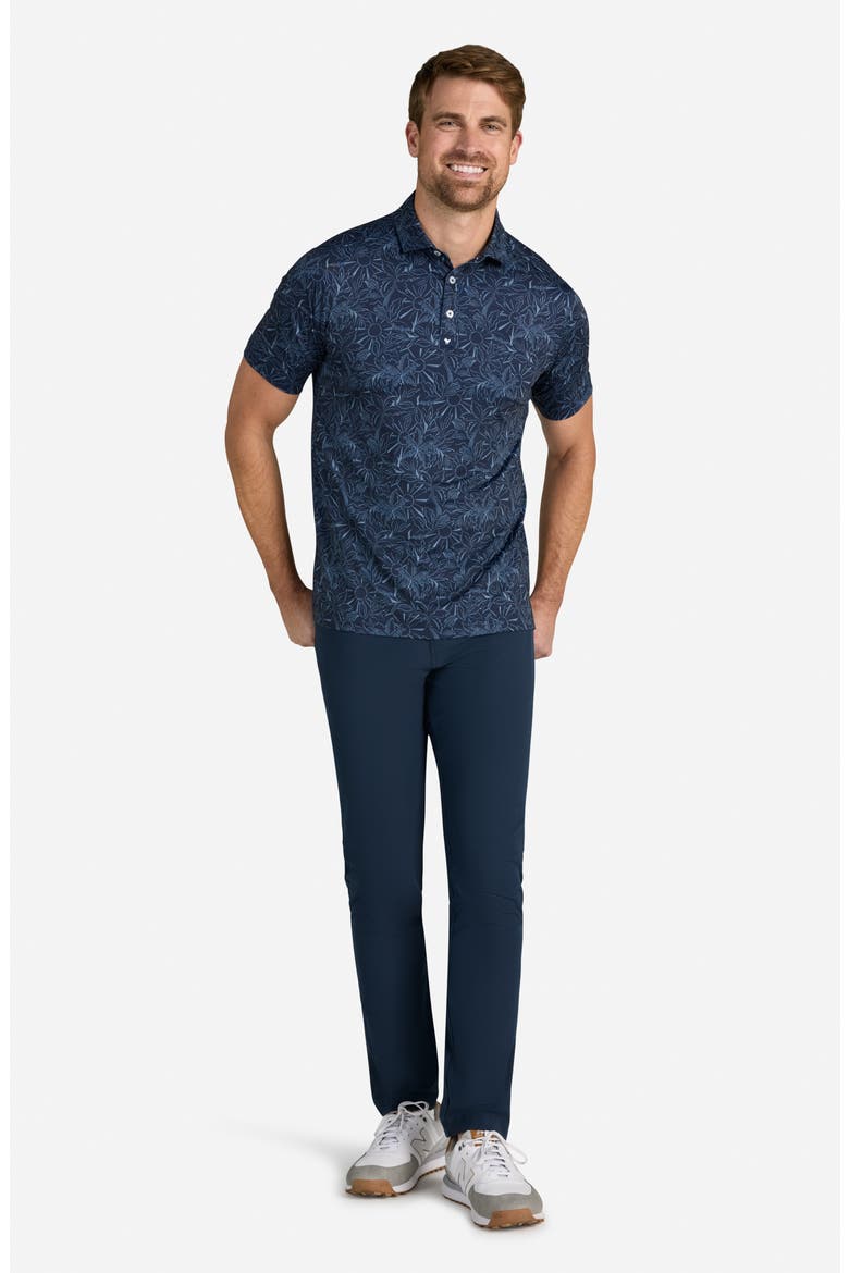 Nocturnal Tango Tropical Print Performance Golf Polo, Alternate, color, NOCTURNAL TANGO