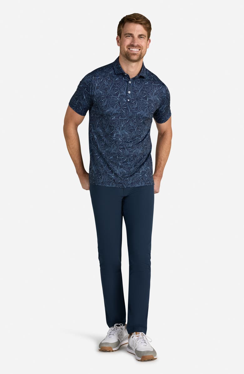 Bad Birdie Nocturnal Tango Tropical Print Performance Golf Polo, Alternate, color, Nocturnal Tango