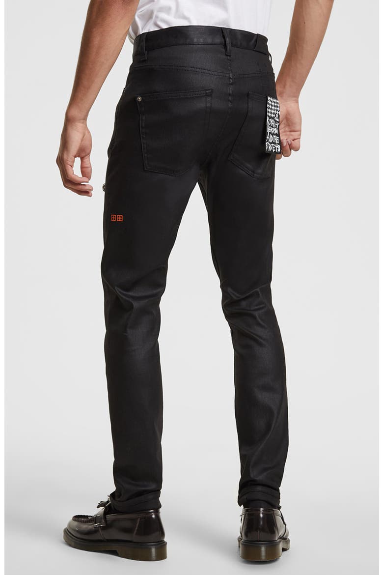 Chitch Black Wax Slim Fit Jeans, Alternate, color, BLACK
