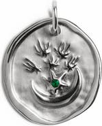 Monica Vinader Birthstone Coin Pendant