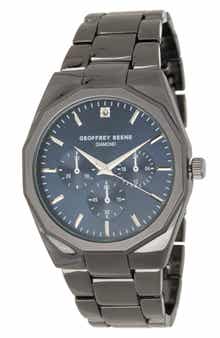 GEOFFREY BEENE Diamond Bracelet Watch, 43mm