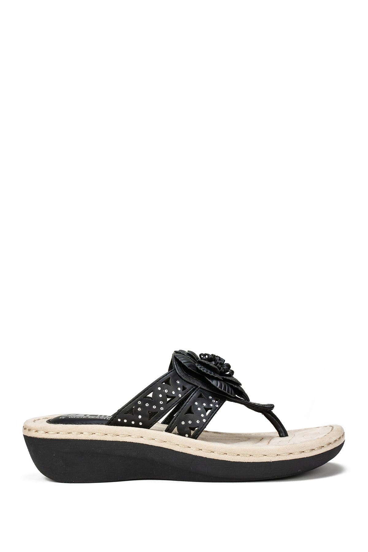 CLIFFS BY WHITE MOUNTAIN Cynthia Thong Comfort Sandal - Multiple Widths Available, Alternate, color, 