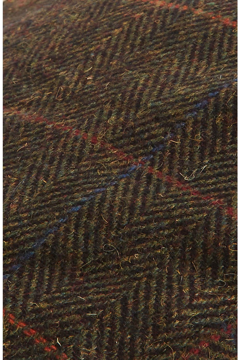 Cheviot Driving Cap with Ear Flaps, Alternate, color, OLIVE HERRINGBO