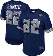 Mitchell & Ness Men's Mitchell & Ness Emmitt Smith Navy Dallas Cowboys Retired Player Name & Number Mesh Top