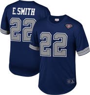 Mitchell & Ness Men's Mitchell & Ness Emmitt Smith Navy Dallas Cowboys Retired Player Name & Number Mesh Top